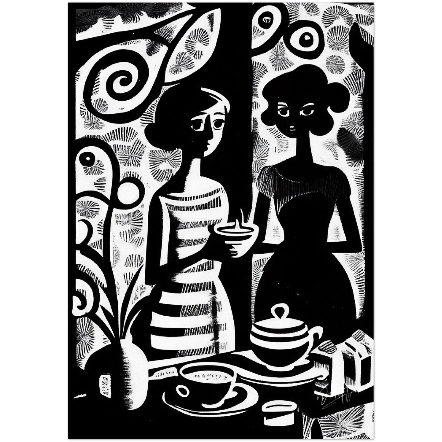 »Behind The Lyrics« retro poster