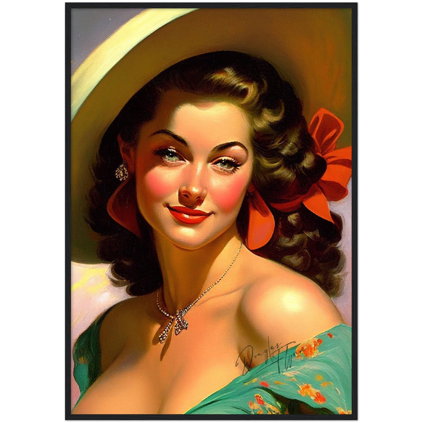 »Sensual Sophia« retro poster