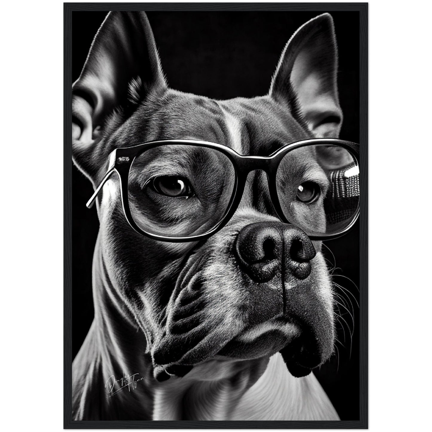 »Stylish Canine« retro poster