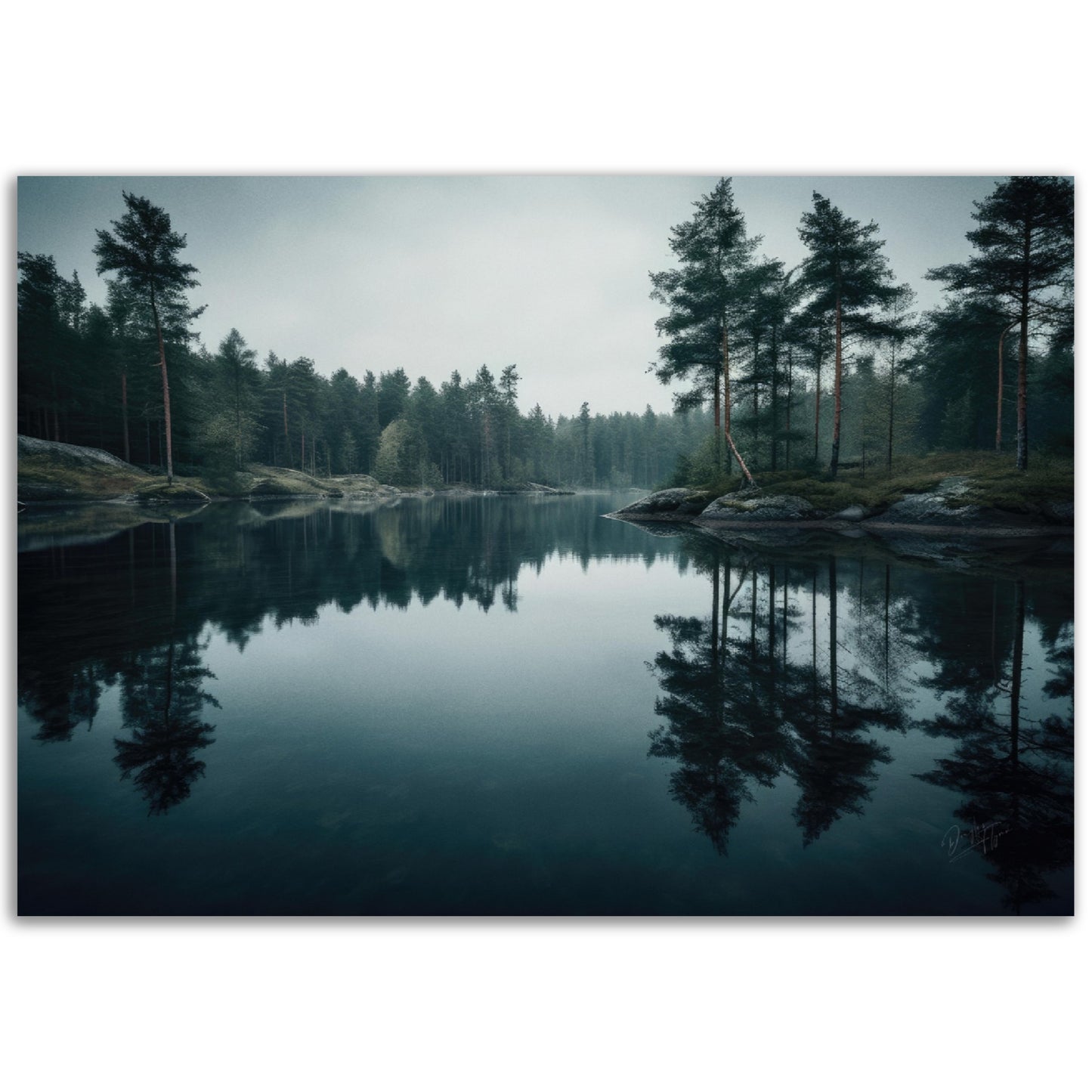 »Veiled Moments of Grace« landskapsposter