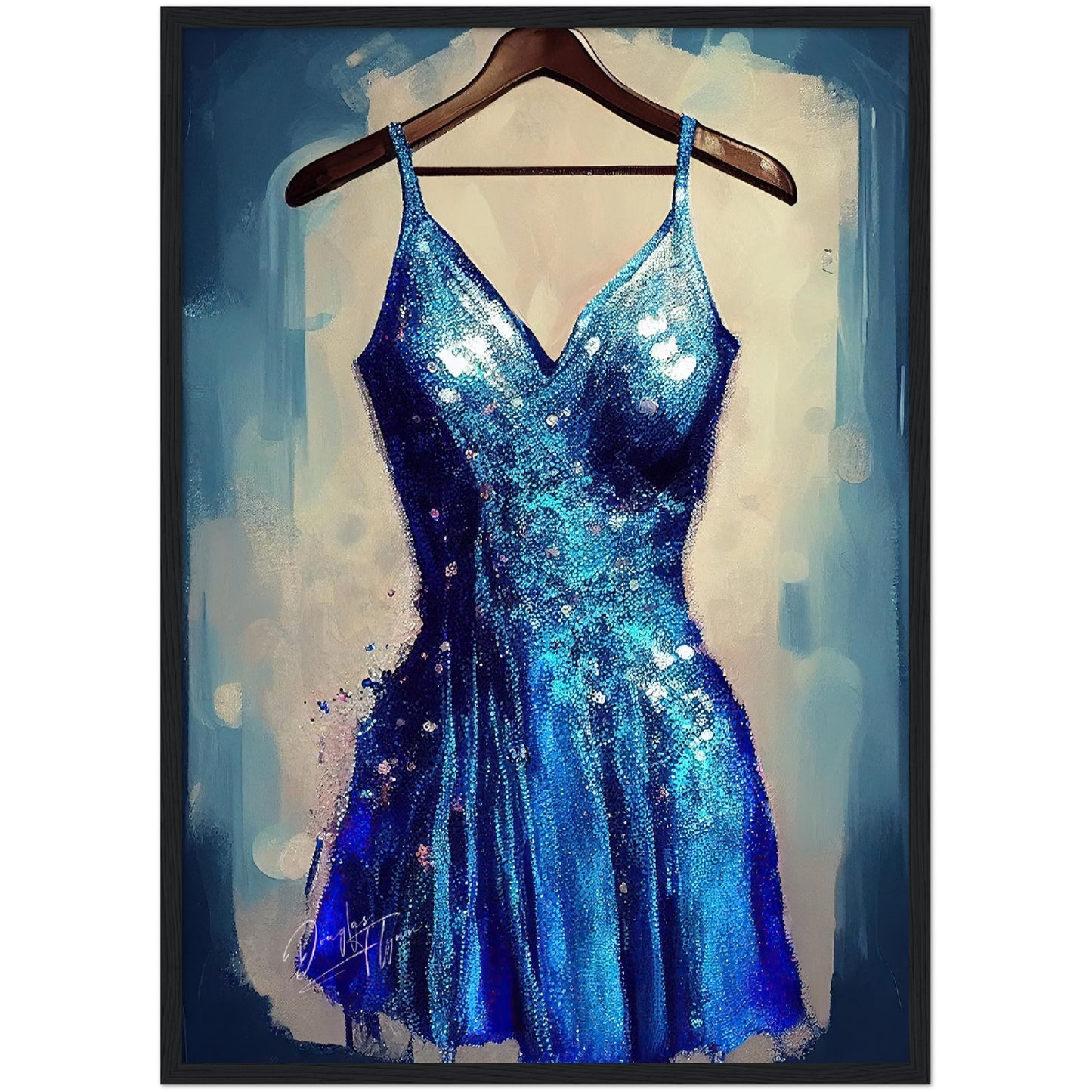 »Oceanic Glimmer Gown«