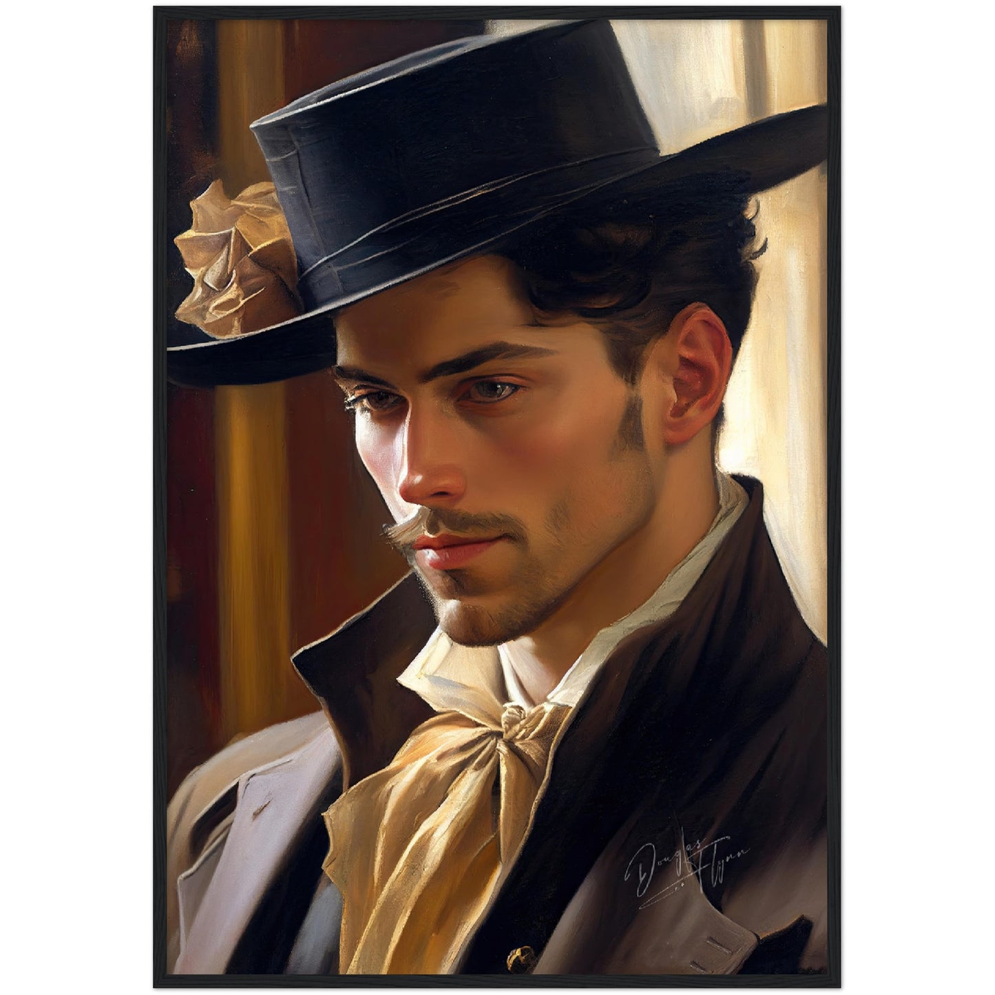 »Old-School Dandy«retro poster