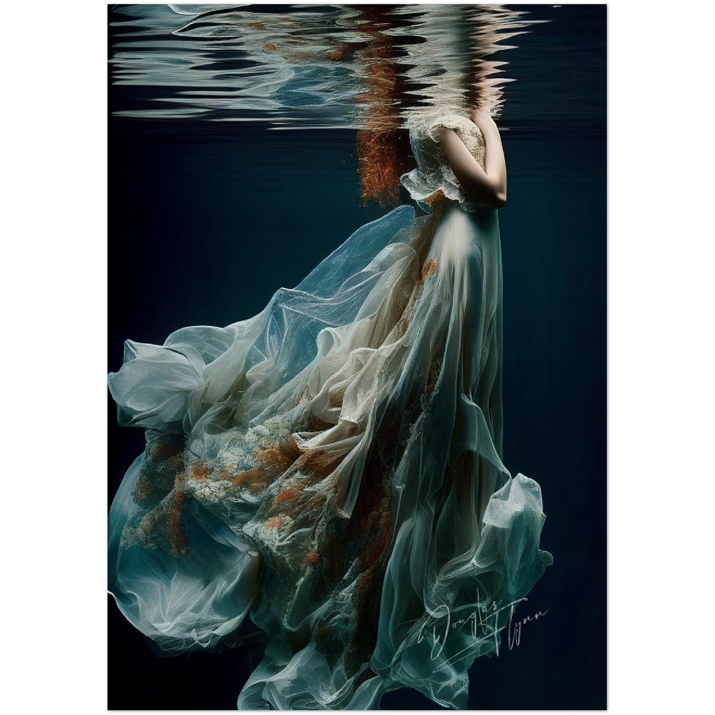 »Ariel's Oceanic Romance« retro poster