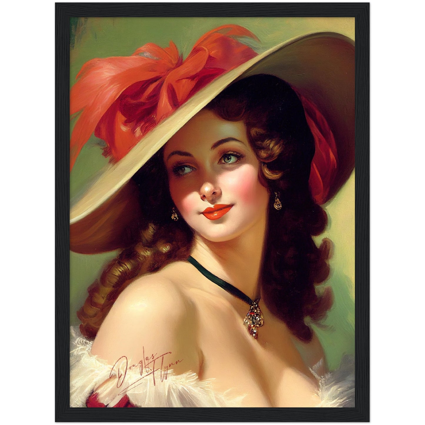 »Fabiola's Fabulous Fashion« retro poster
