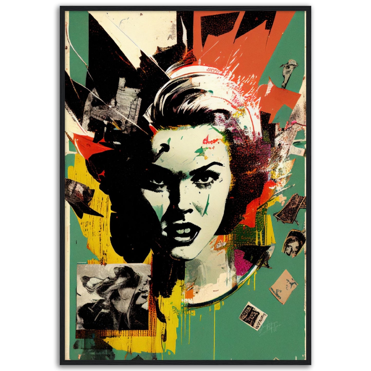 »Stiff Montage« retroposter