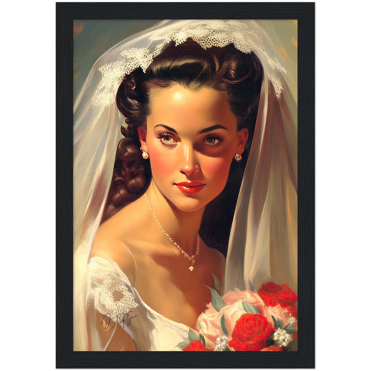 »Wedding Day Dreams« retro poster