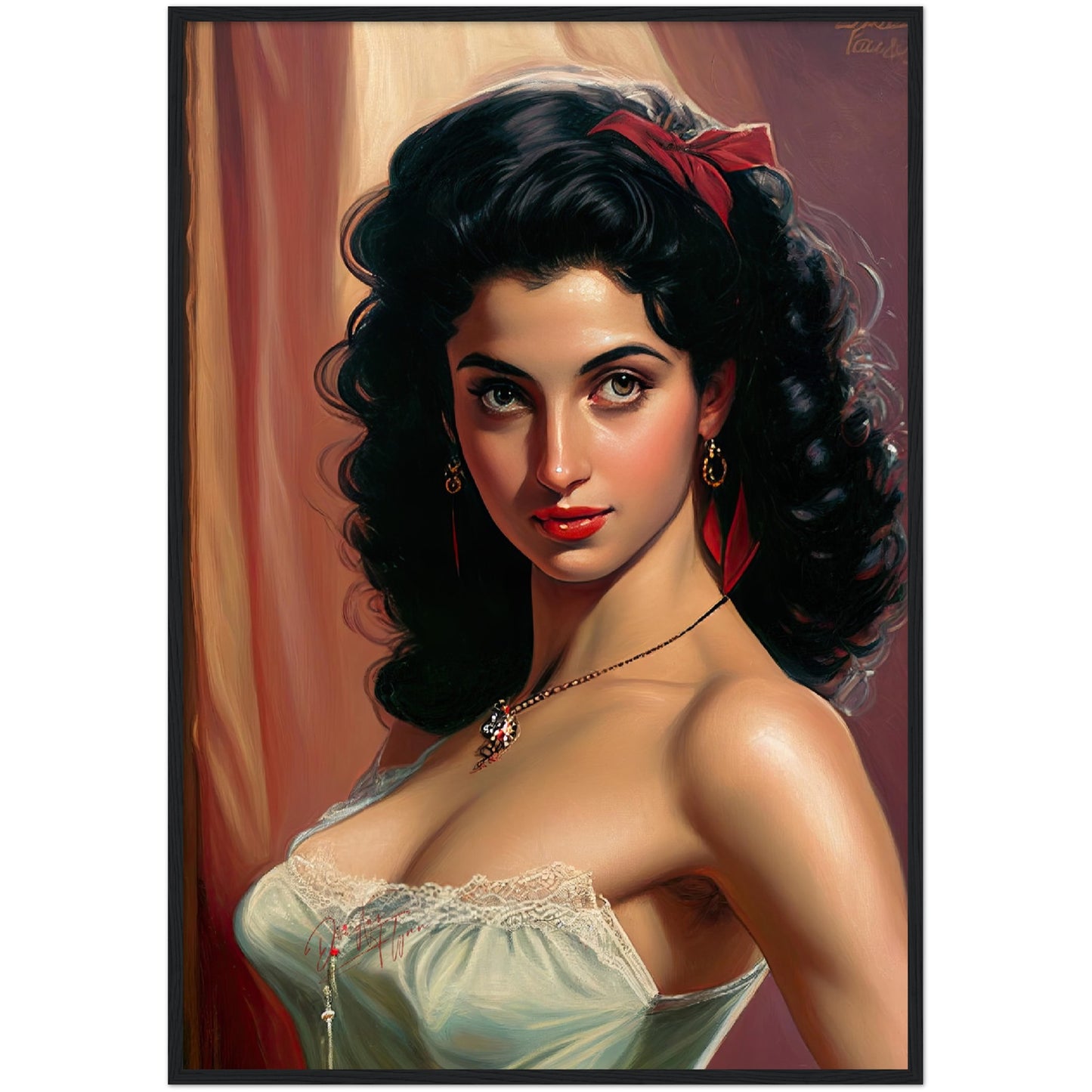 »Tex Temptress« retro poster