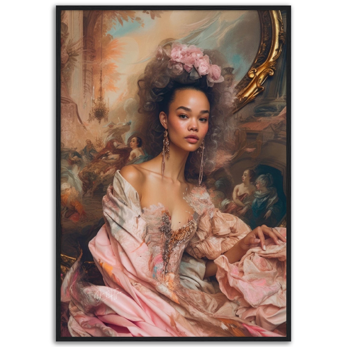 »Playful Rococo Masquerades« poster