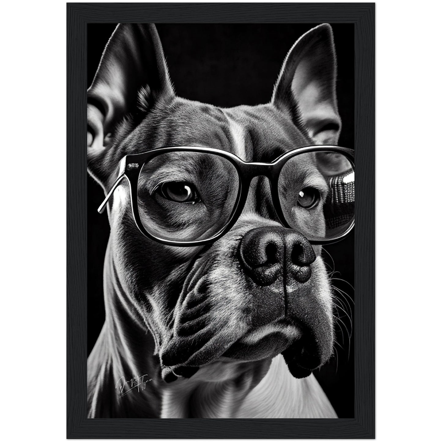 »Stylish Canine« retro poster