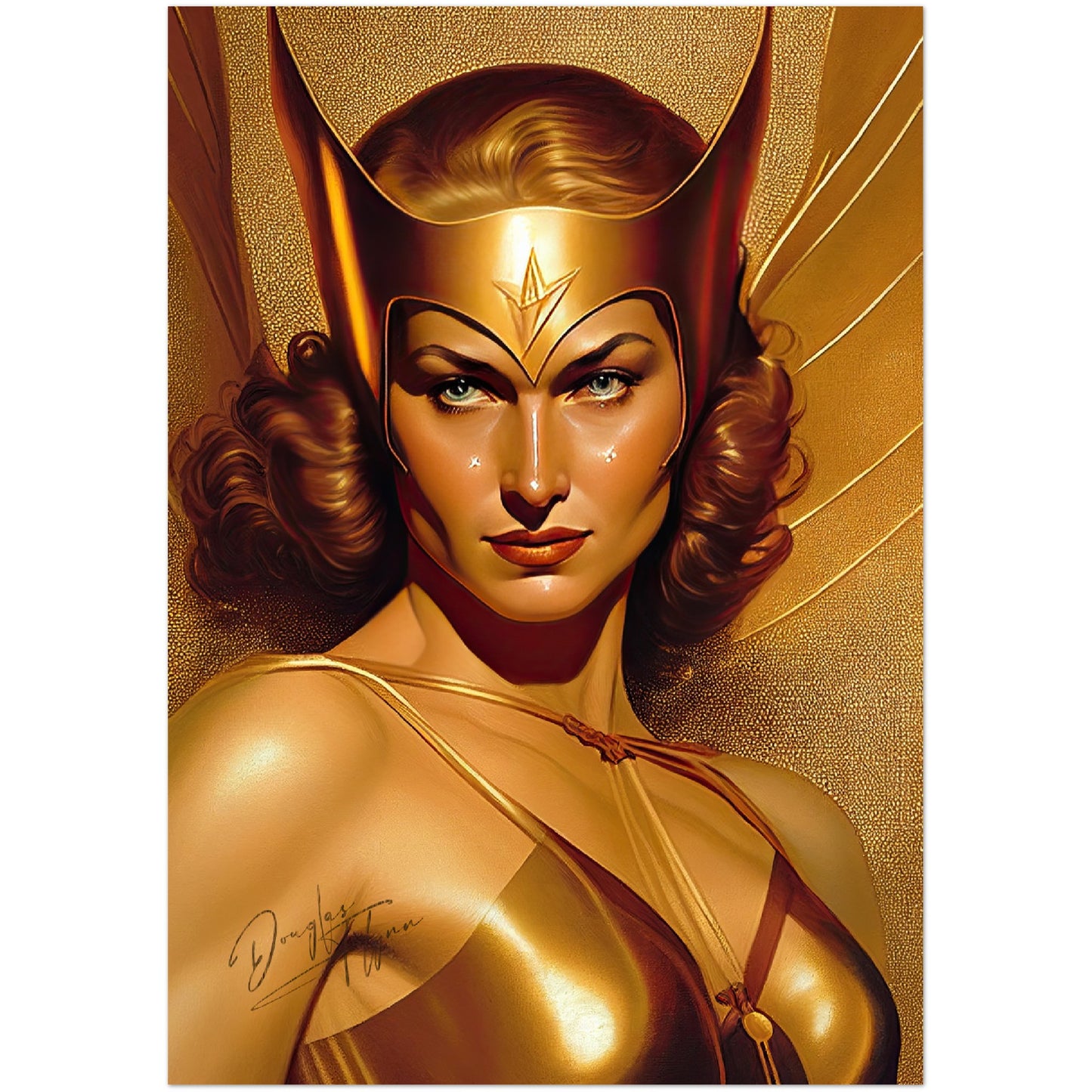 »The Solar Siren« retro poster
