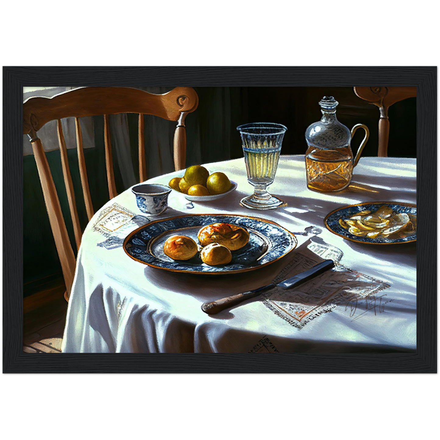 »Meal to enjoy together« retro poster