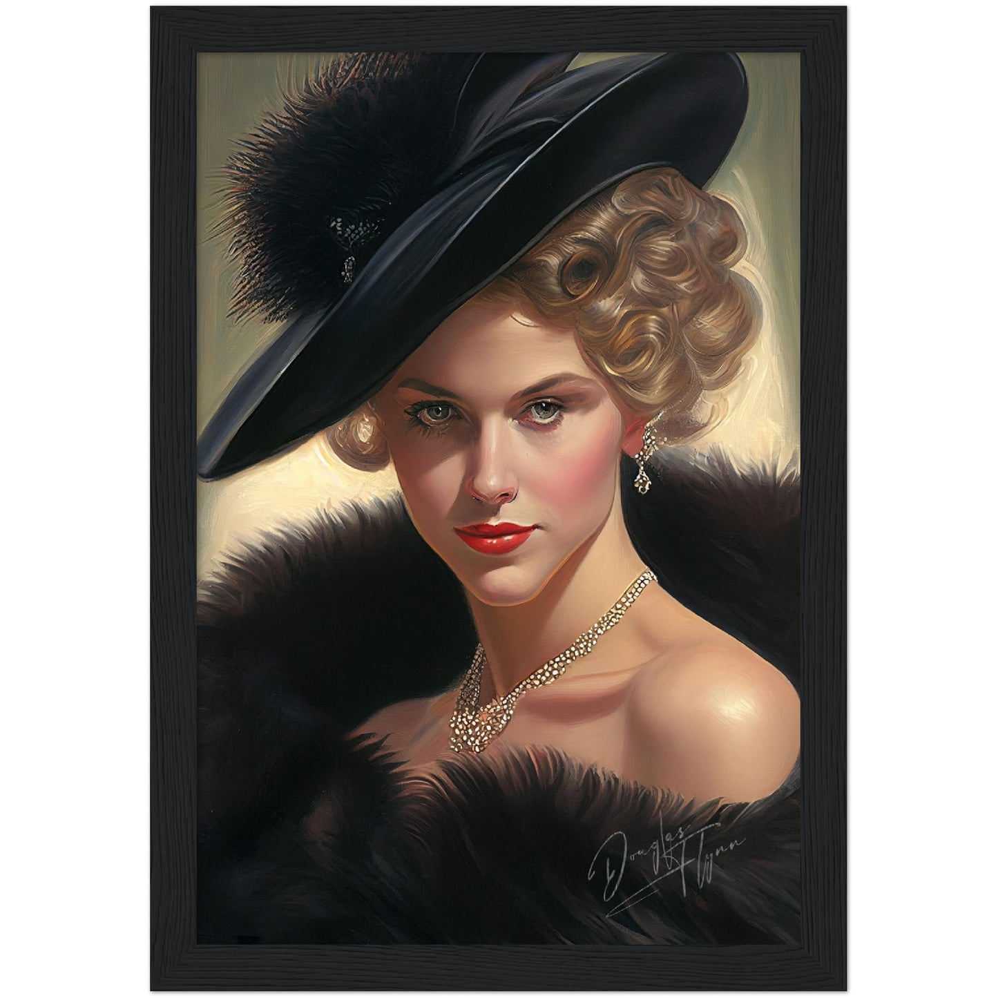 »Chloe's Chic Allure« retro poster