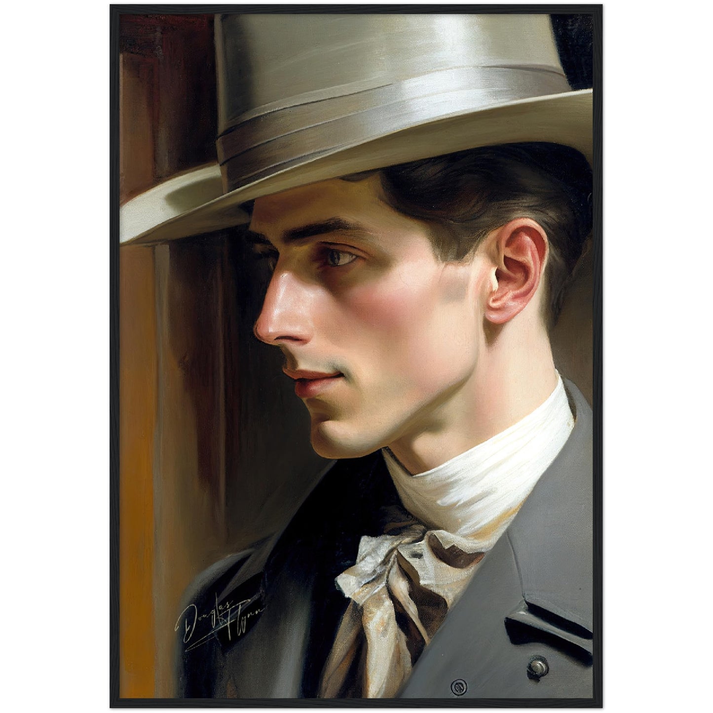 »Dashing Hat Man«retro poster