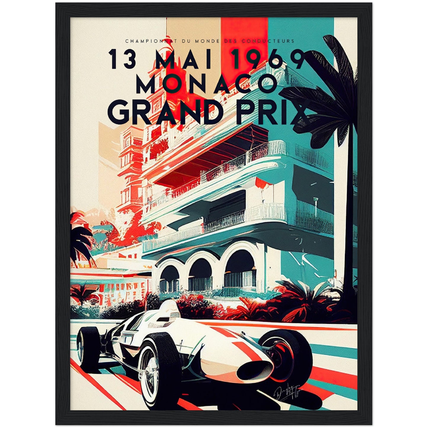 »Tales from the Track« retro poster