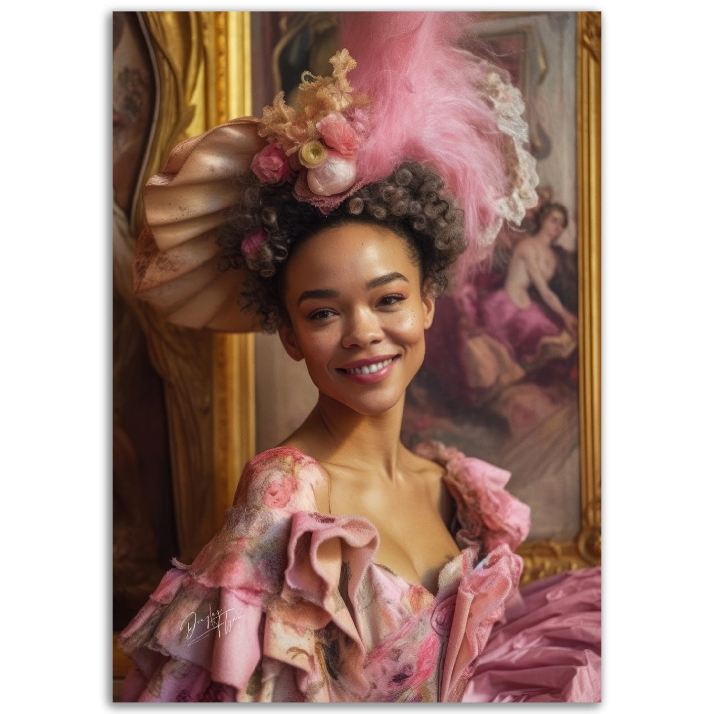 »Pastel Paradise of Rococo« poster