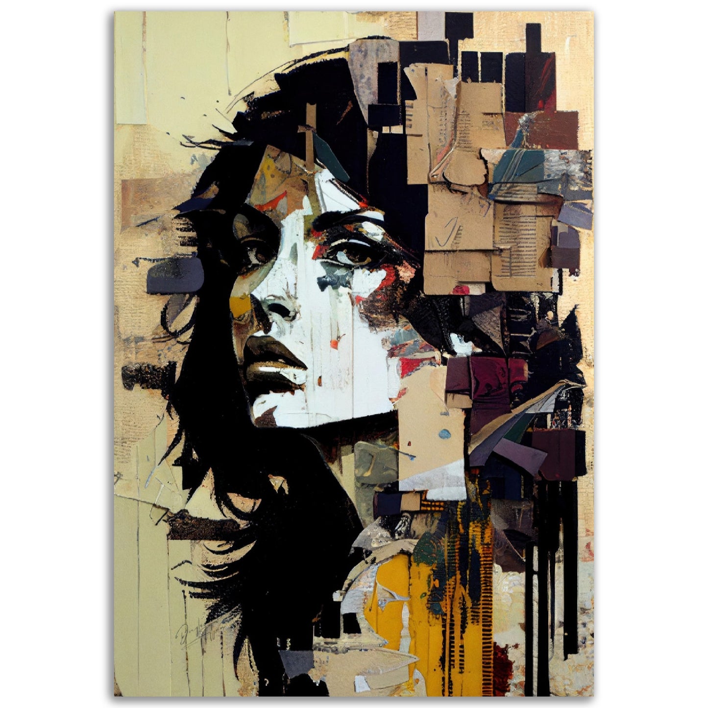 »Multifaceted Portrait« retroposter