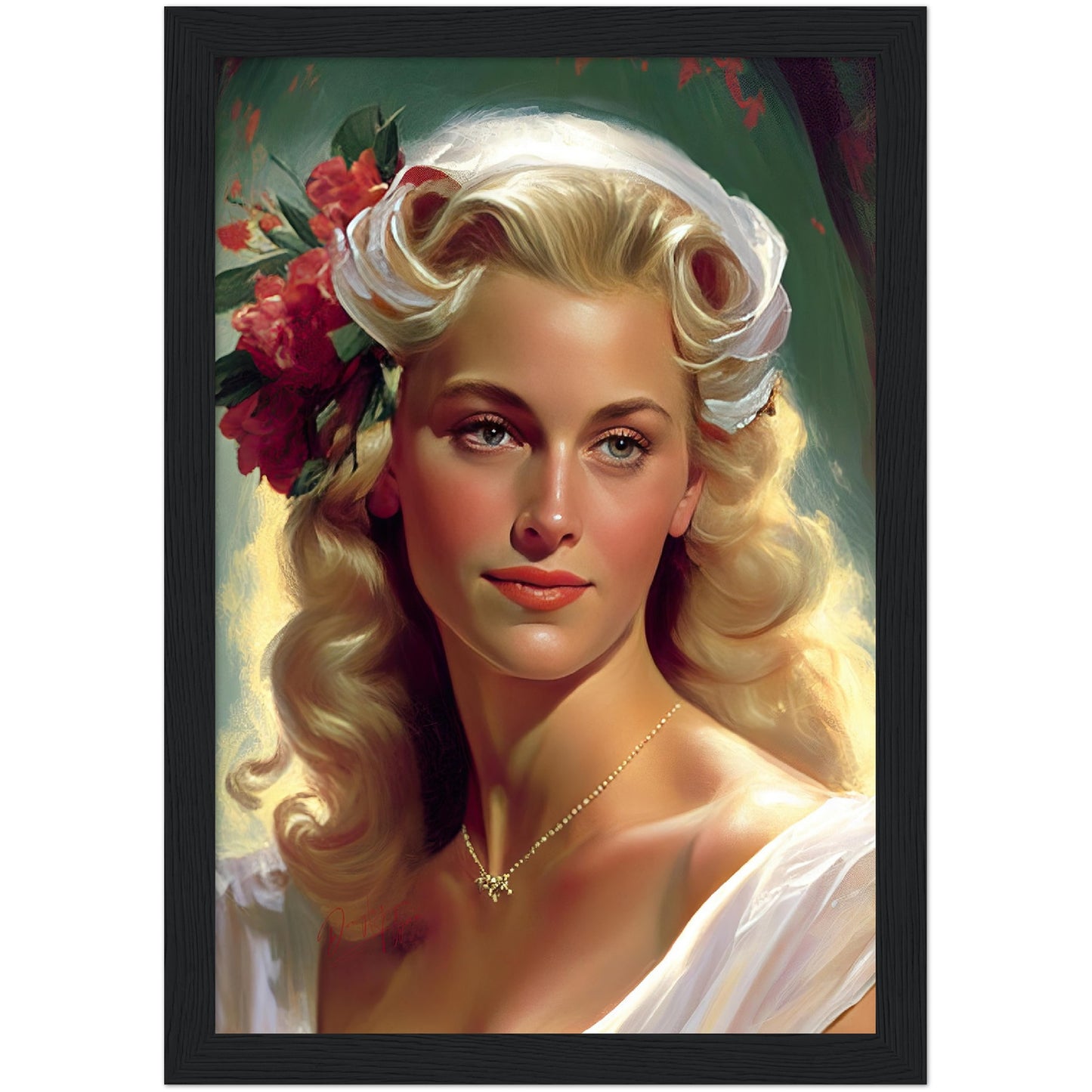 »Charming Wedding« retro poster