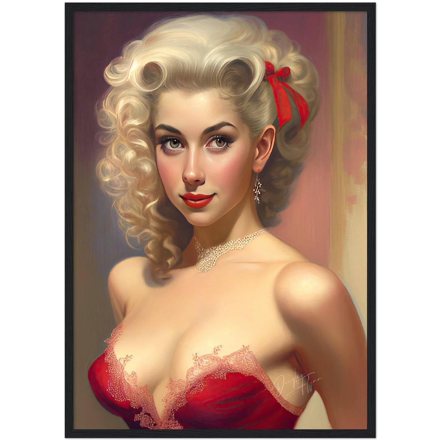 »Lottie's Lounge« retro poster