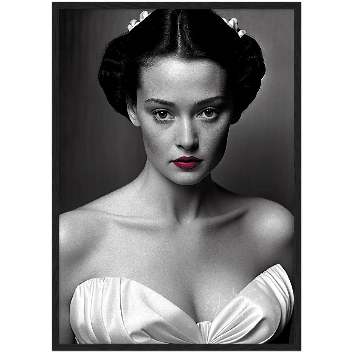 »Snowy Satin« retro poster