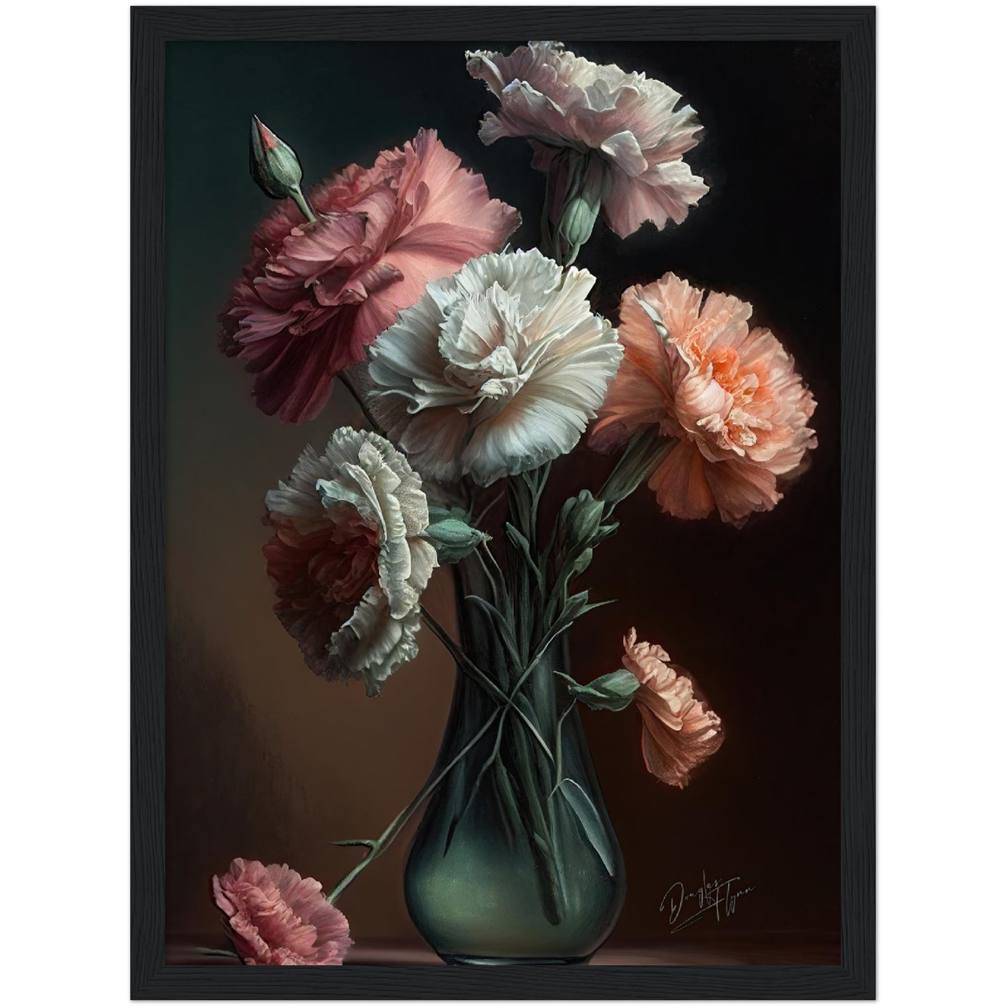 »Passionate Petals« retro poster