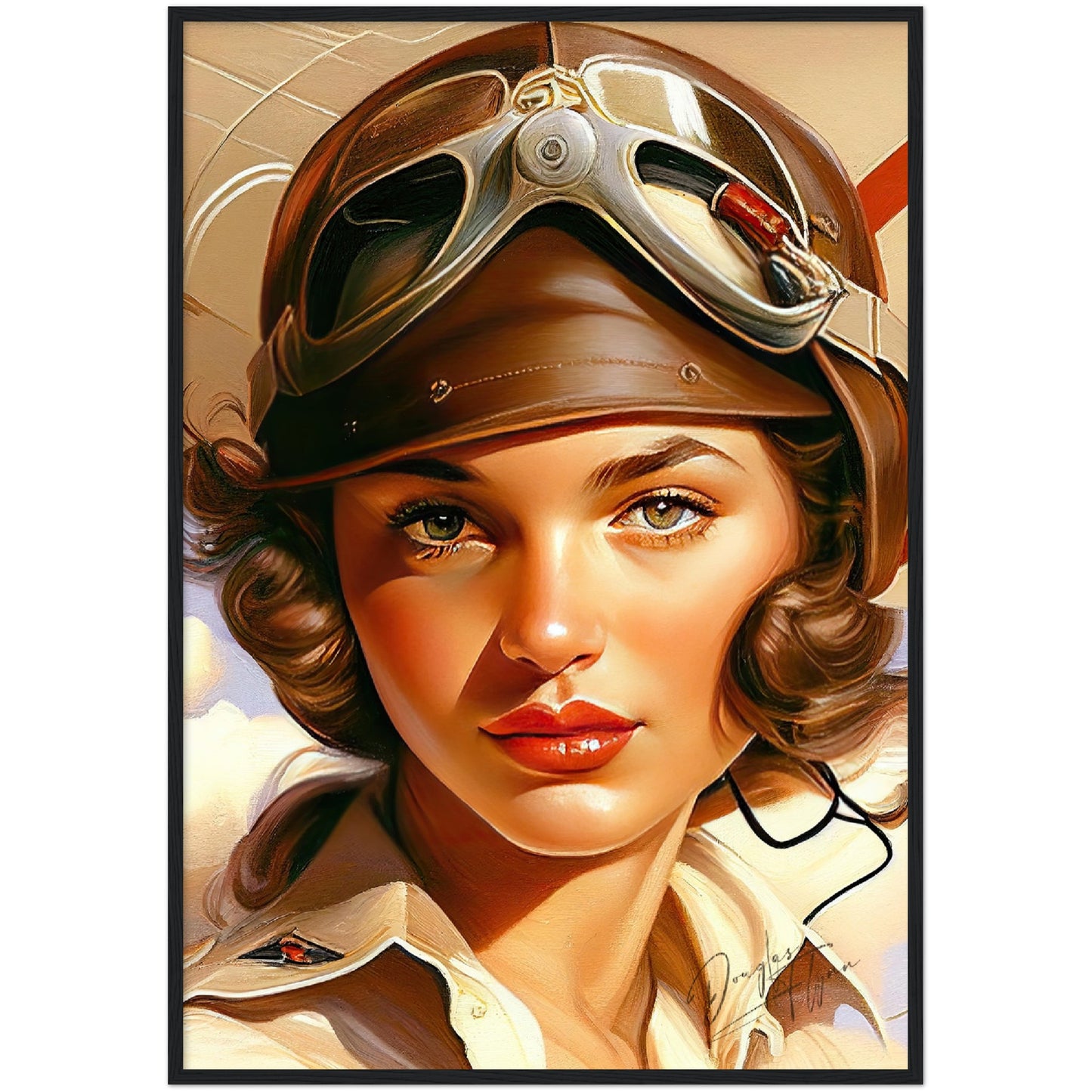 »Keeping My Gear Down For You retro poster