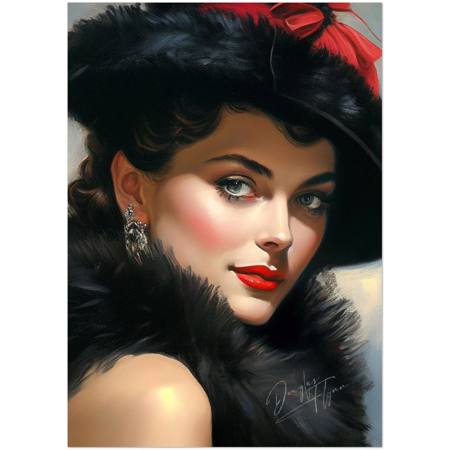 »Timeless Tessa« retro poster