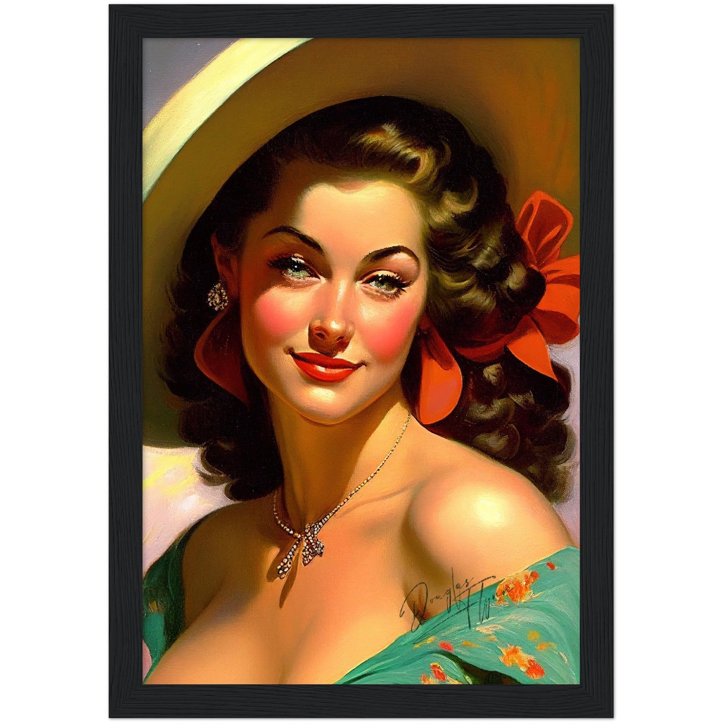 »Sensual Sophia« retro poster