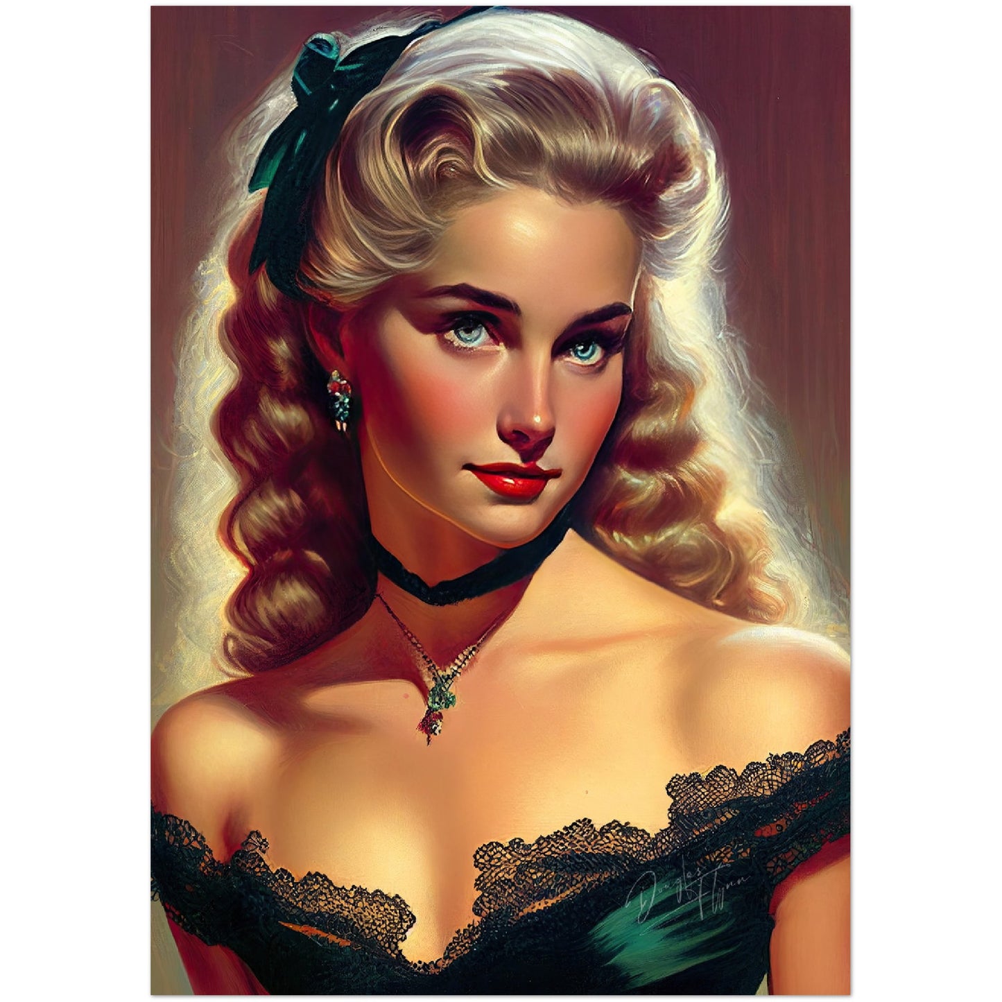 »Ruby Revelry« retro poster