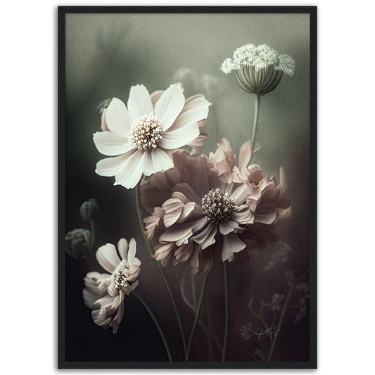 »White Petals« designposter