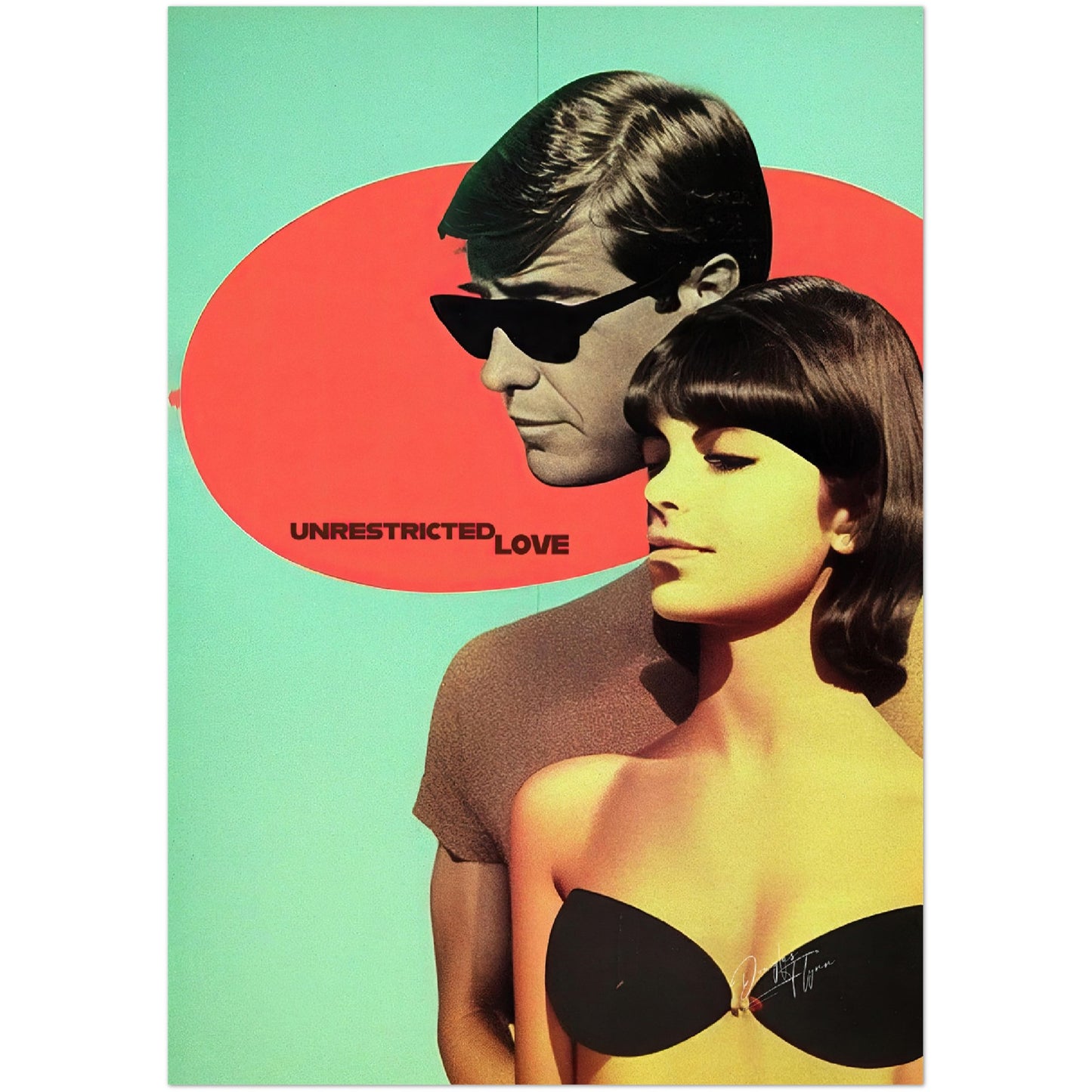 »Unrestricted Love«retro poster