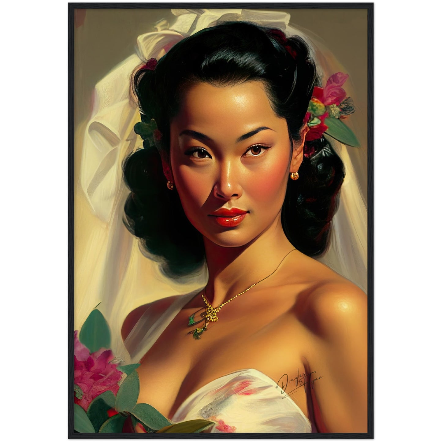 »Timeless Beauty« retro poster