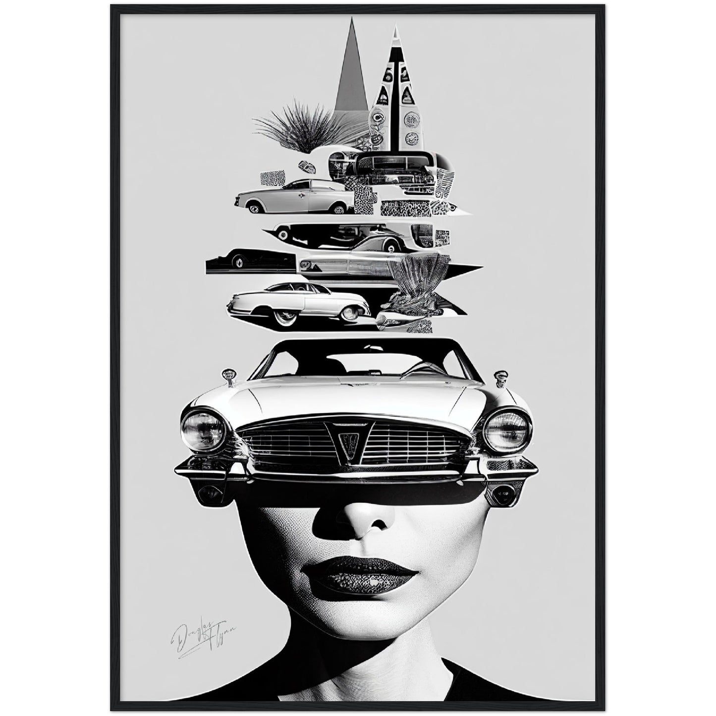 »Journey to the Other Side of the Mind« retro poster