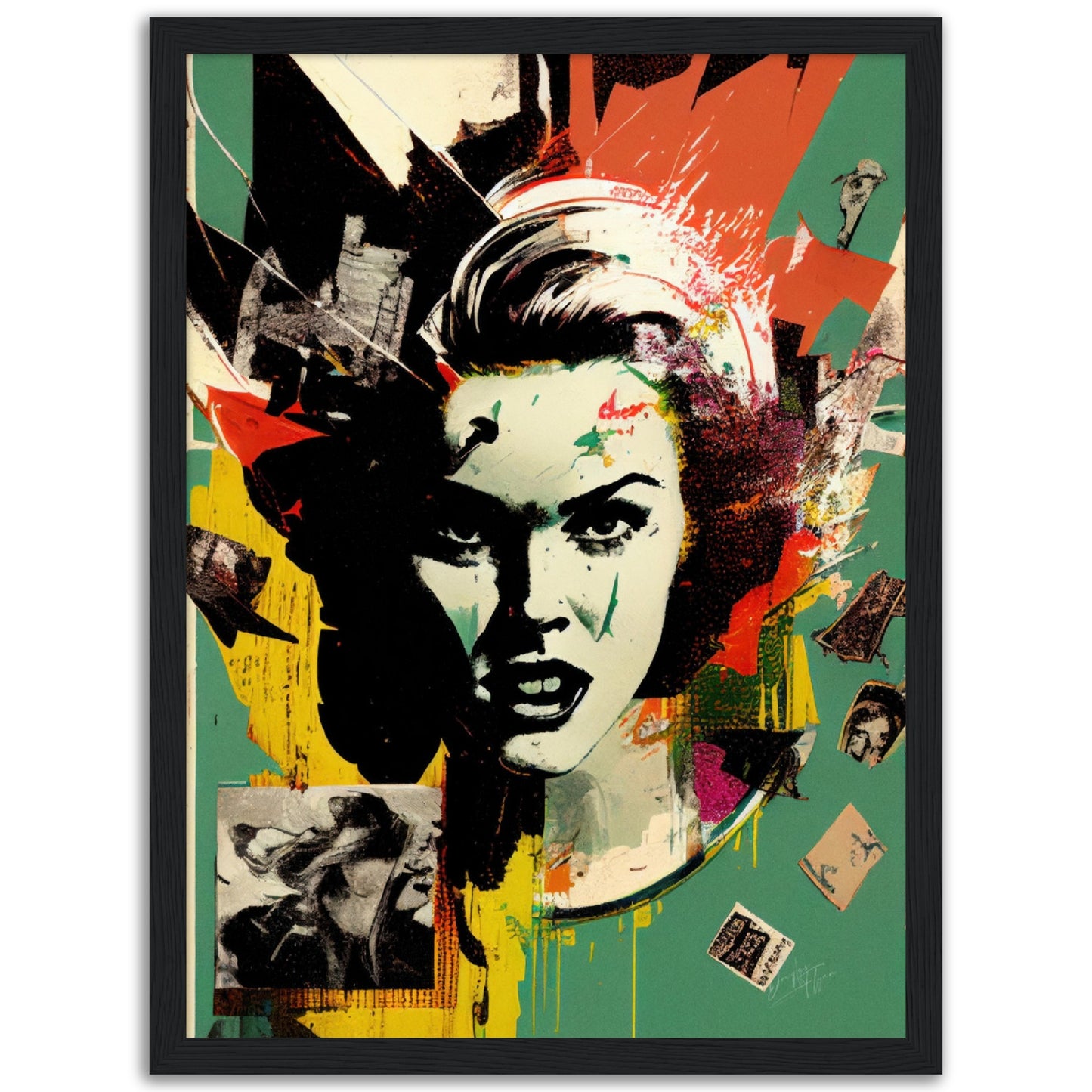 »Stiff Montage« retroposter