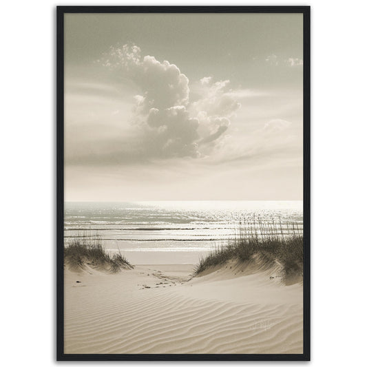 »Sand and Sea« designposter