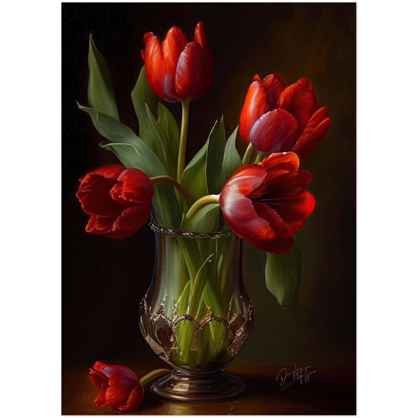 »Graceful Arrangement« retro poster