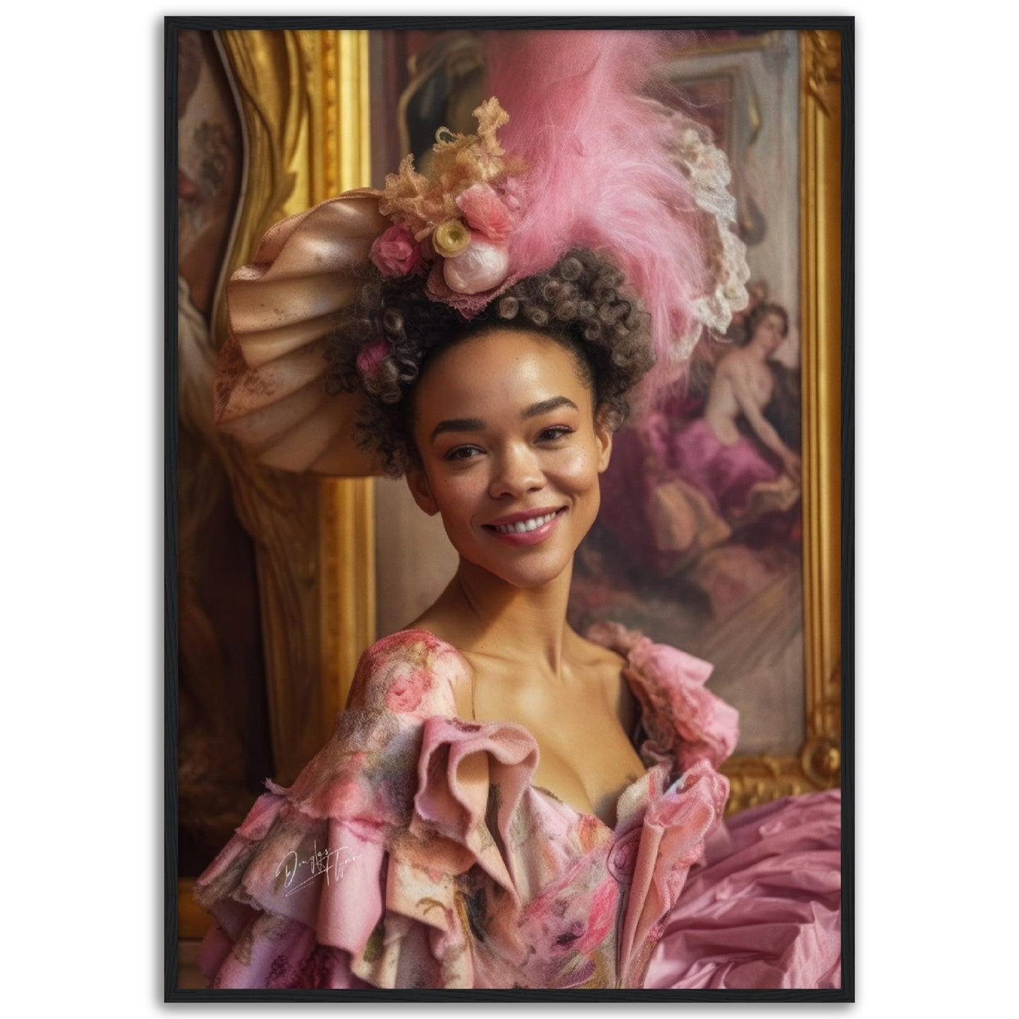 »Pastel Paradise of Rococo« poster