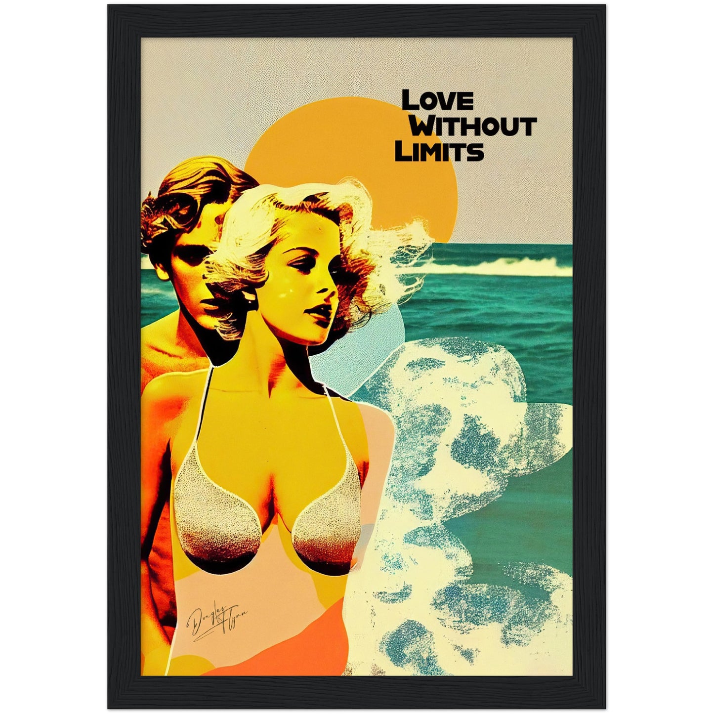 »Love Without Limits«retro poster