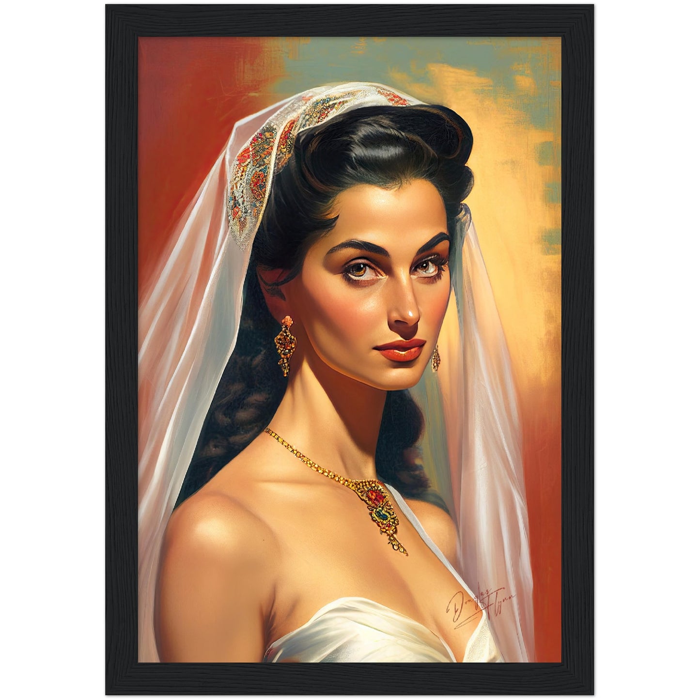 »Bridal Glamour« retro poster