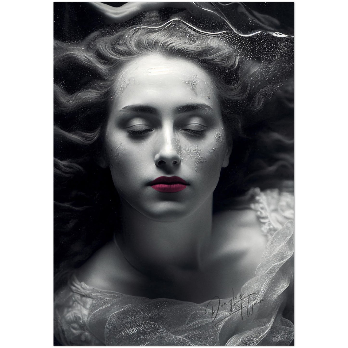 »Mermaid's Allure« retro poster