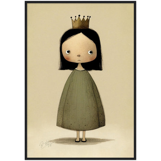 »Moody Little Royal« retro poster