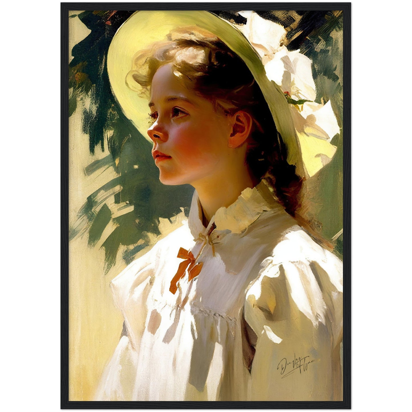 »Lily, a Study« retro poster