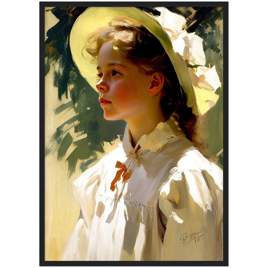 »Lily, a Study« retro poster