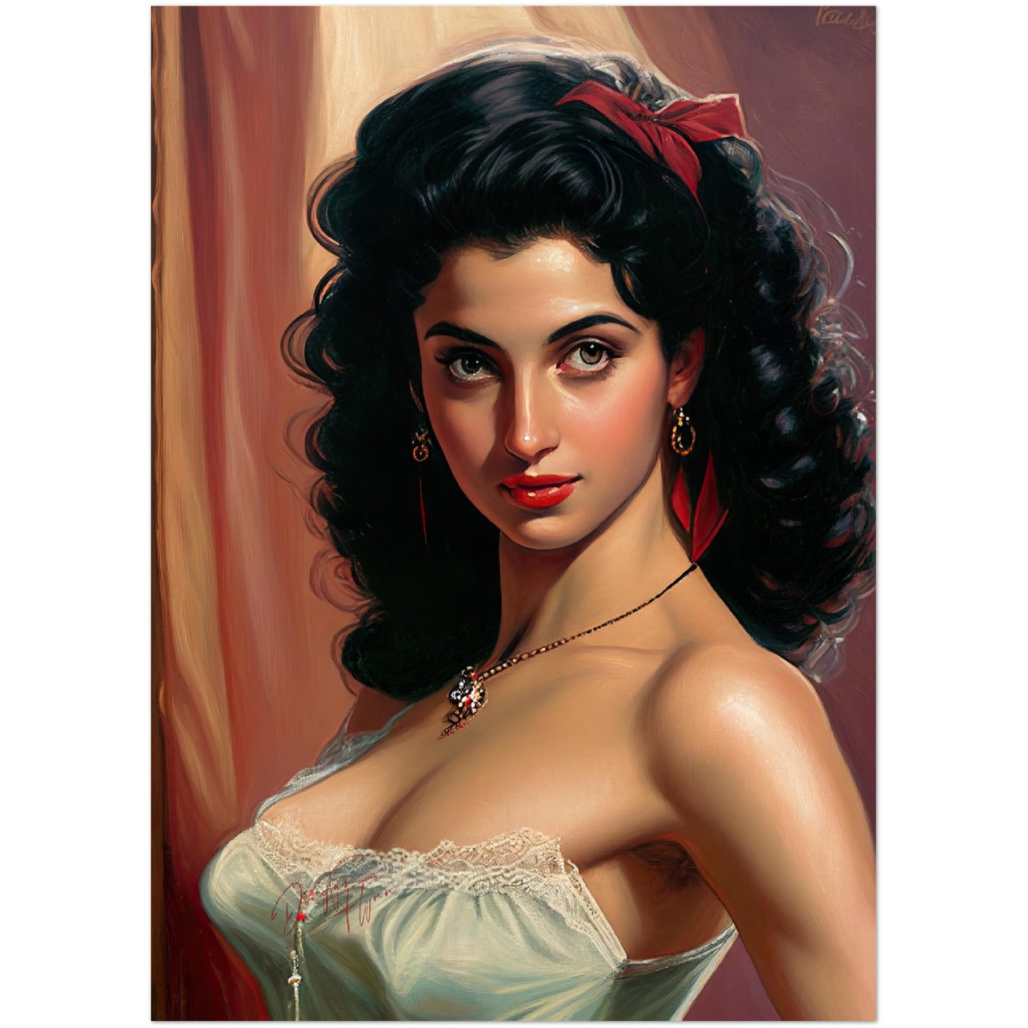 »Tex Temptress« retro poster