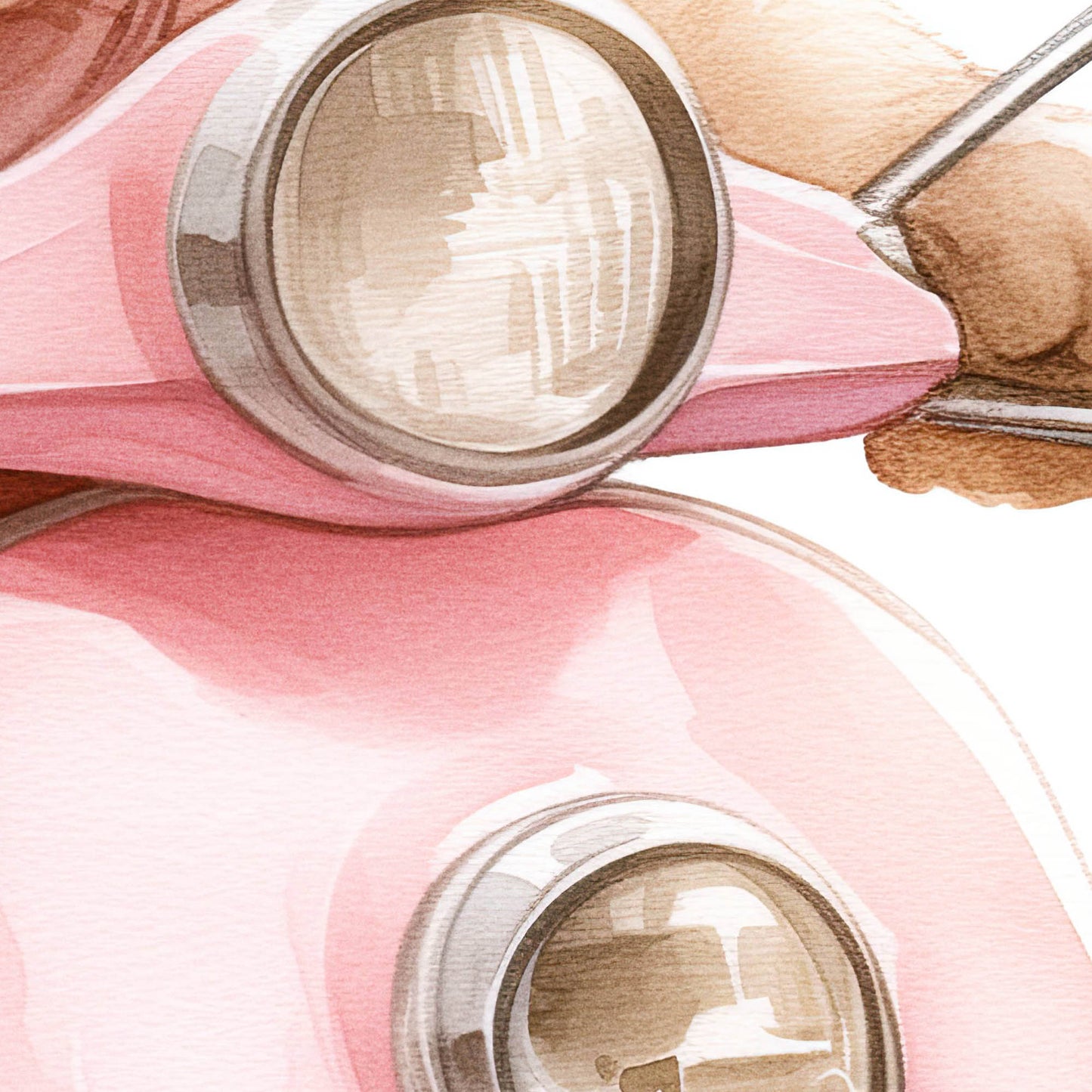 »Teddy On a Vespa« barnposter