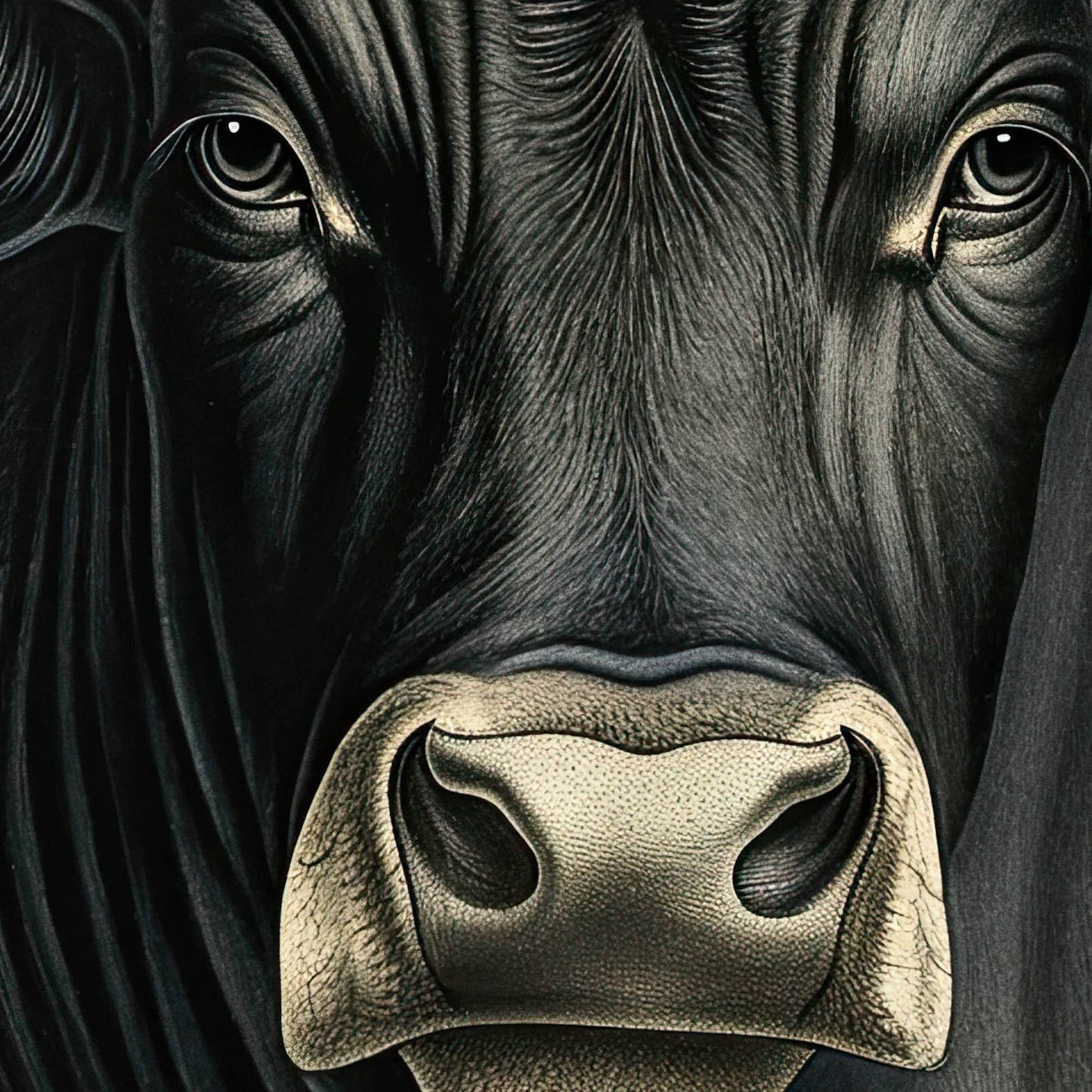 »Beef Cattle« zoologisk vintageposter
