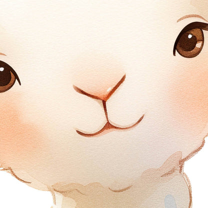 »Adorable Lamb« barnposter