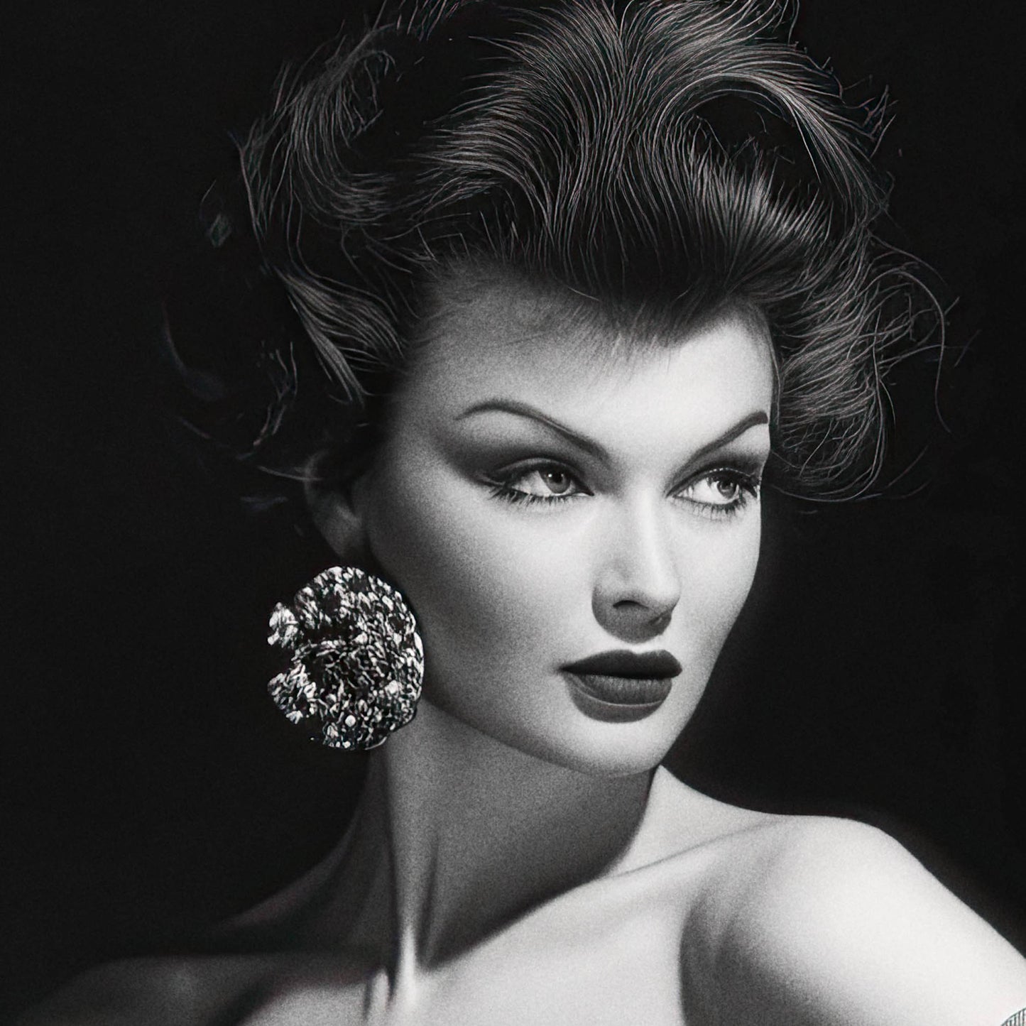 »Katharine Hepburn in Mermaid Gown« poster