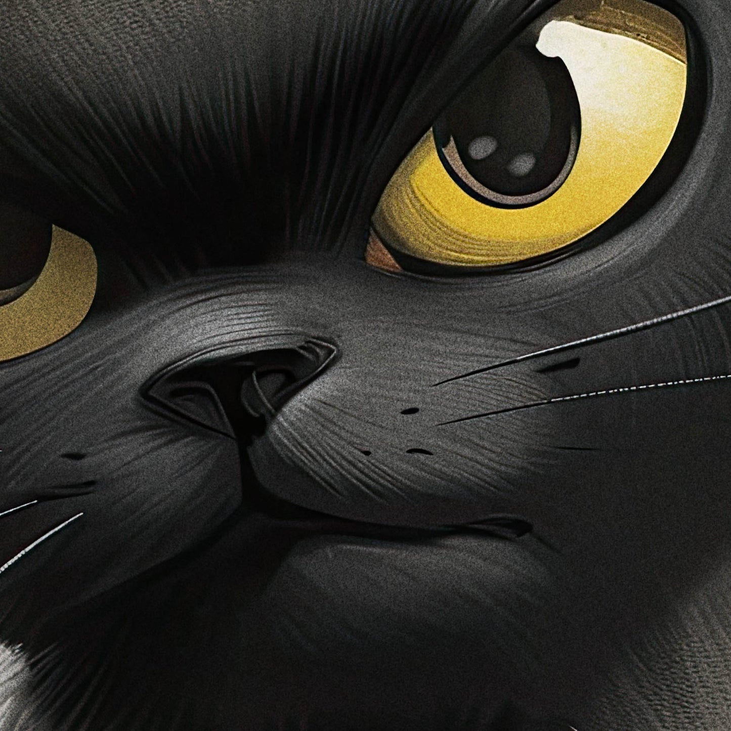 »Purrfectly Grumpy« poster