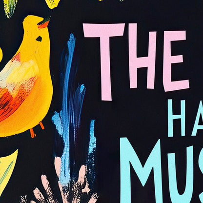 »The Earth Has Music For Those Who Listen« arty poster