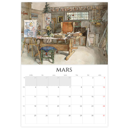 »Ett Hem av Carl Larsson« Väggkalender 2024